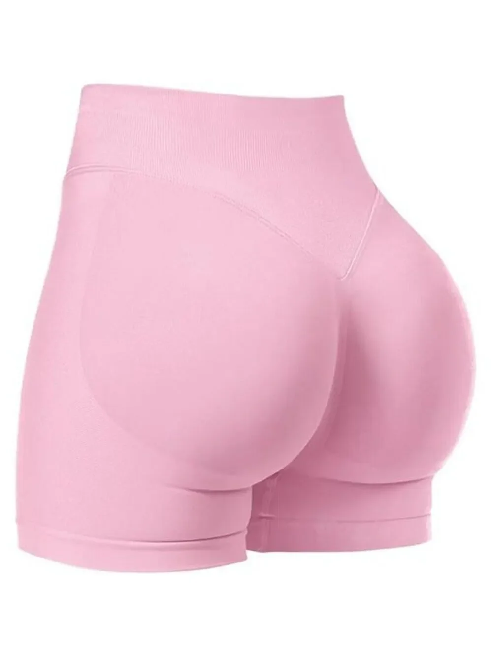 VOYJOY Scrunch Butt Workout Shorts Women Seamless Booty Biker Gym Tummy Control
